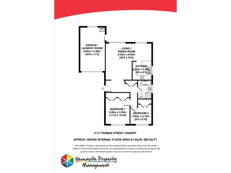 5/13 Thomas Street, Cardiff NSW 2285 Floorplan