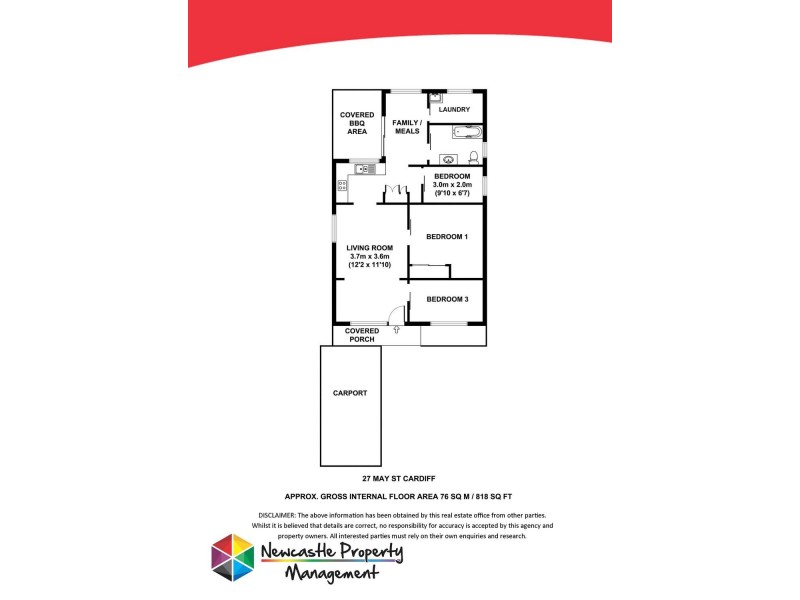 27 May Street, Cardiff NSW 2285 Floorplan