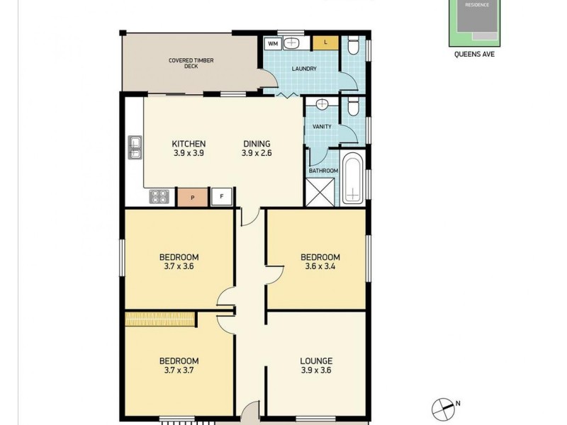 11 Queens Avenue, Cardiff NSW 2285 Floorplan