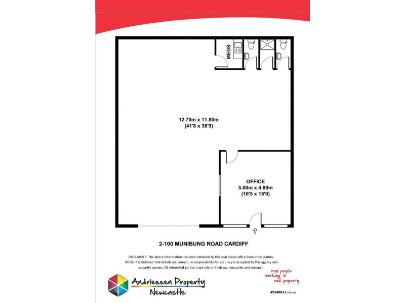 2/100 Munibung Road, Cardiff NSW 2285 Floorplan