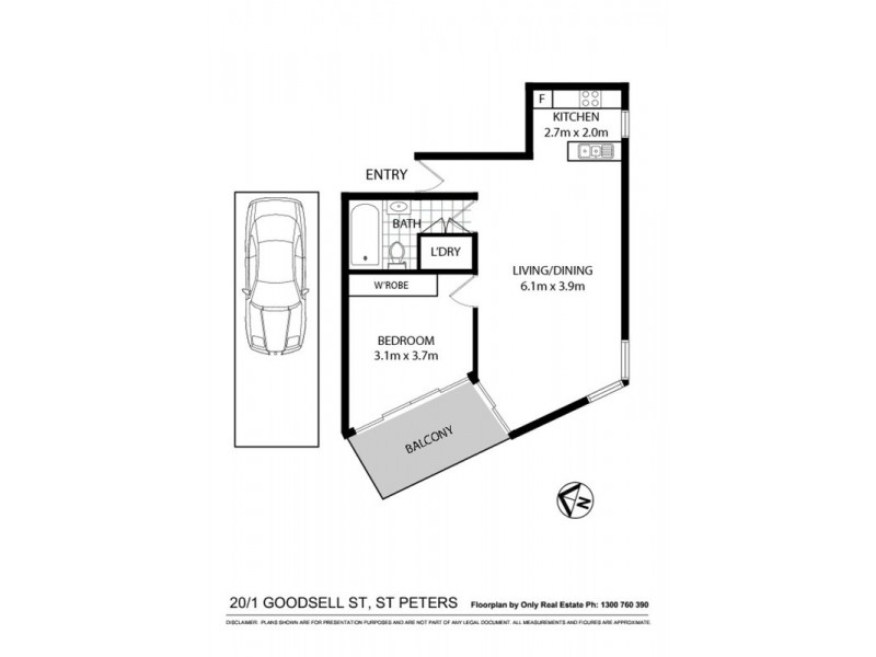 20/1 Goodsell Street, St Peters NSW 2044