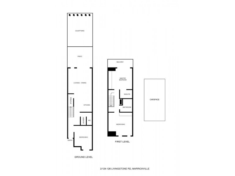 4/124-126 Livingstone Road, Marrickville NSW 2204 Floorplan