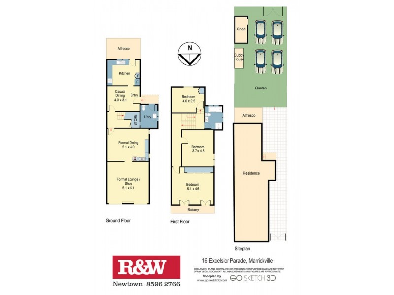 16 Excelsior Parade, Marrickville NSW 2204 Floorplan