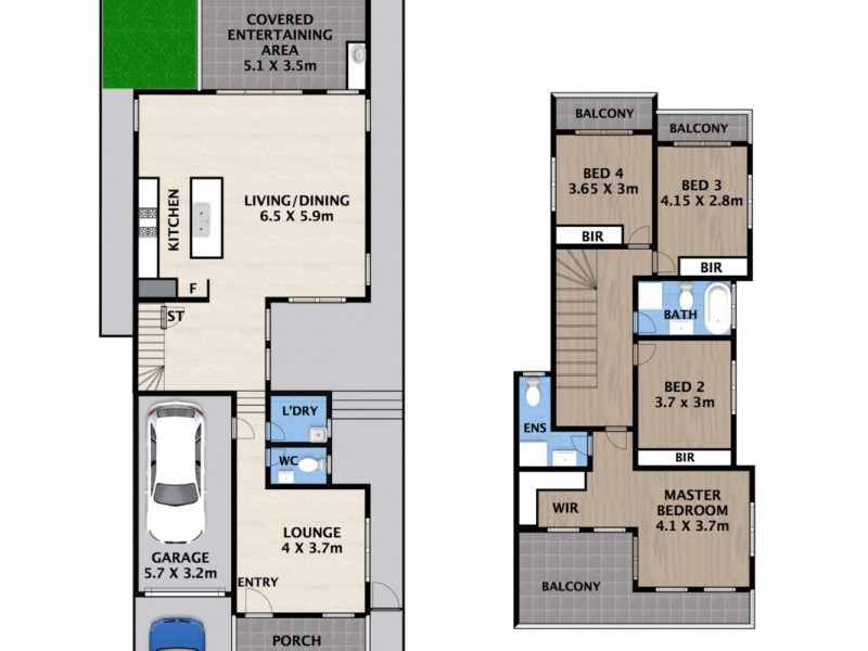 65A Lang Street, Padstow NSW 2211 Floorplan
