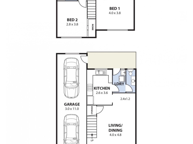 3/14C Mars Street, Revesby NSW 2212 Floorplan
