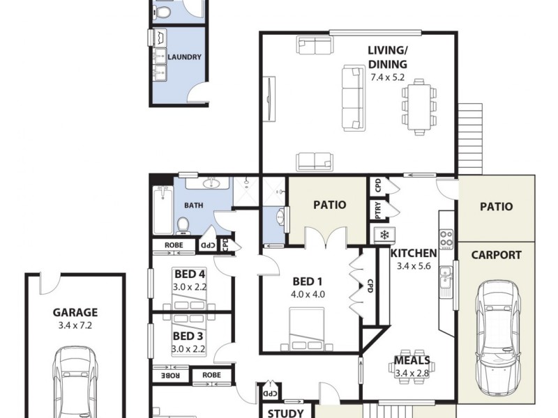 20 Hall Crescent, Padstow NSW 2211 Floorplan