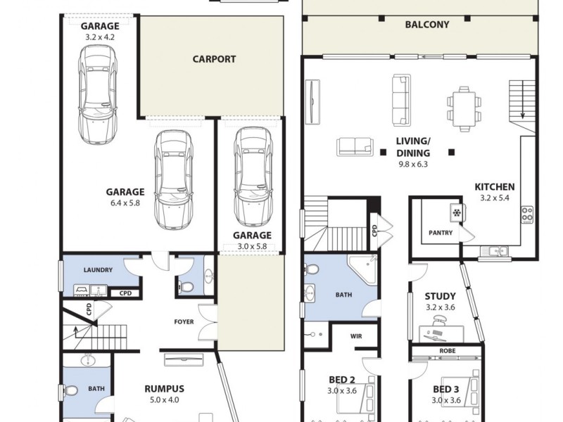 590 Henry Lawson Drive, East Hills NSW 2213 Floorplan