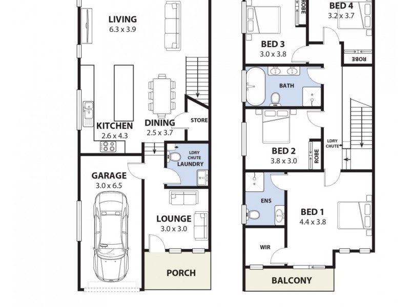 66A Malvern Street, Panania NSW 2213 Floorplan