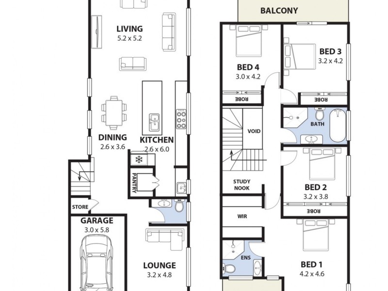 8A Laundess Avenue, Panania NSW 2213 Floorplan