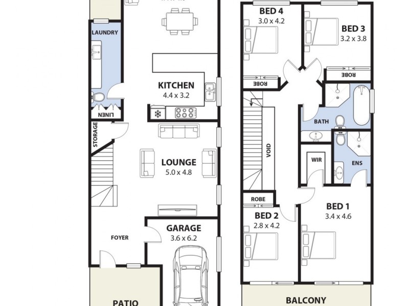 40 Adelaide Road, Padstow NSW 2211 Floorplan