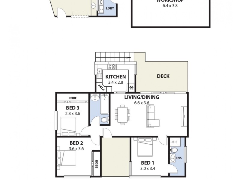 33 Clive Street, Revesby NSW 2212 Floorplan