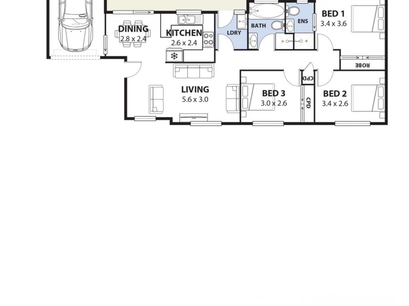 2/39 Victoria Street, Revesby NSW 2212 Floorplan