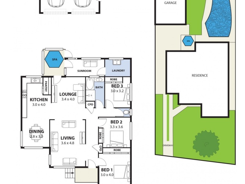21 Langdale Avenue, Revesby NSW 2212 Floorplan