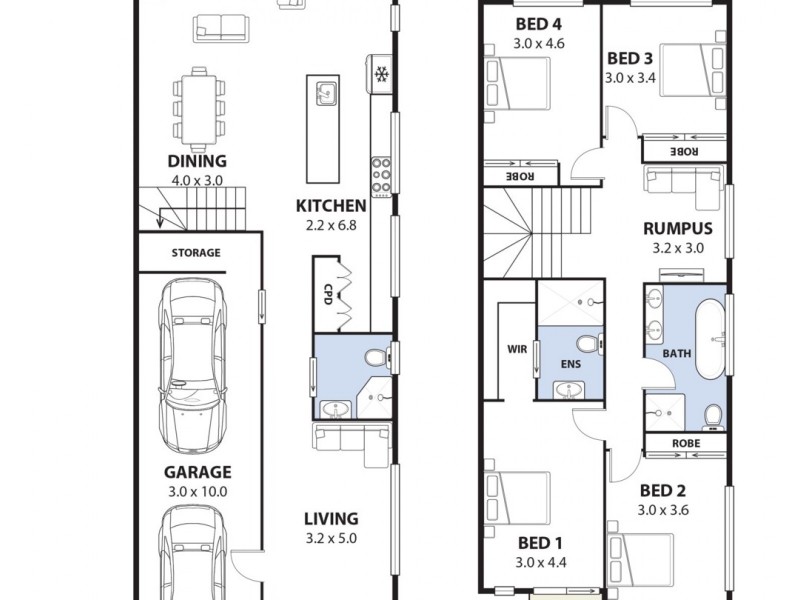 75A  Weston Street, Panania NSW 2213 Floorplan