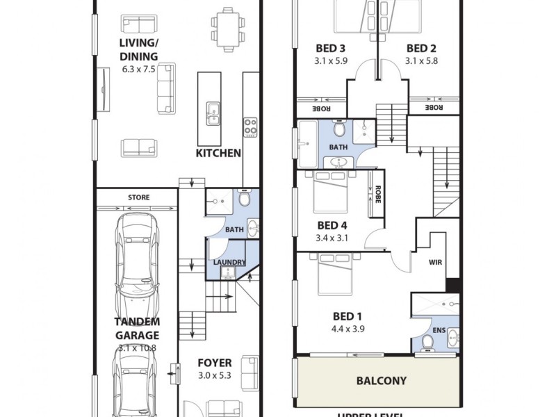 54A Richardson Avenue, Padstow NSW 2211 Floorplan