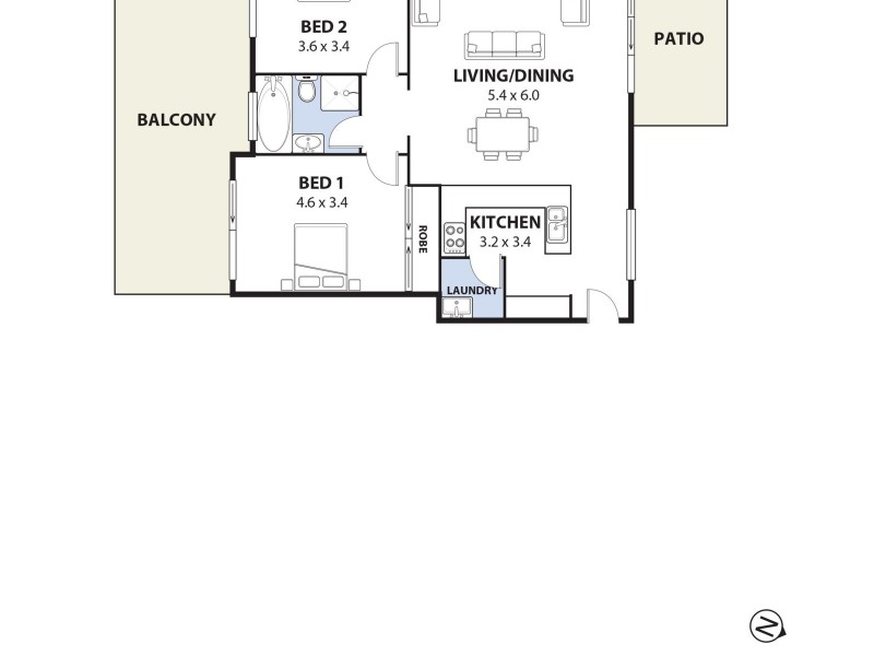 9/6-10 Sir Joseph Banks Street, Bankstown NSW 2200 Floorplan