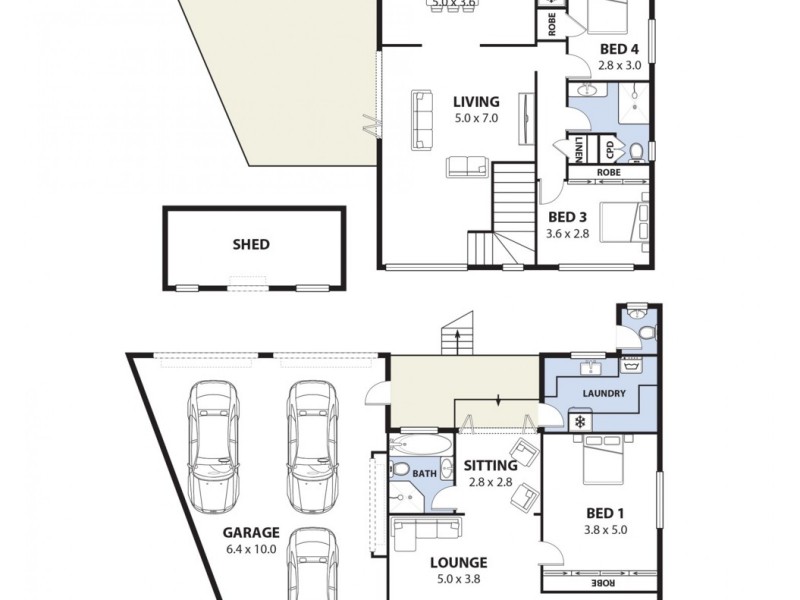 871 Henry Lawson Drive, Picnic Point NSW 2213 Floorplan