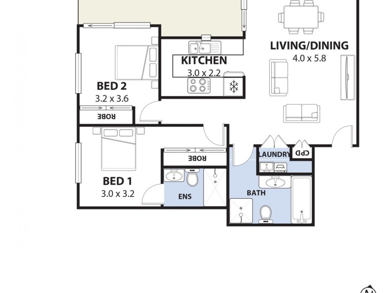 1/13-17 Peake Parade, Peakhurst NSW 2210 Floorplan