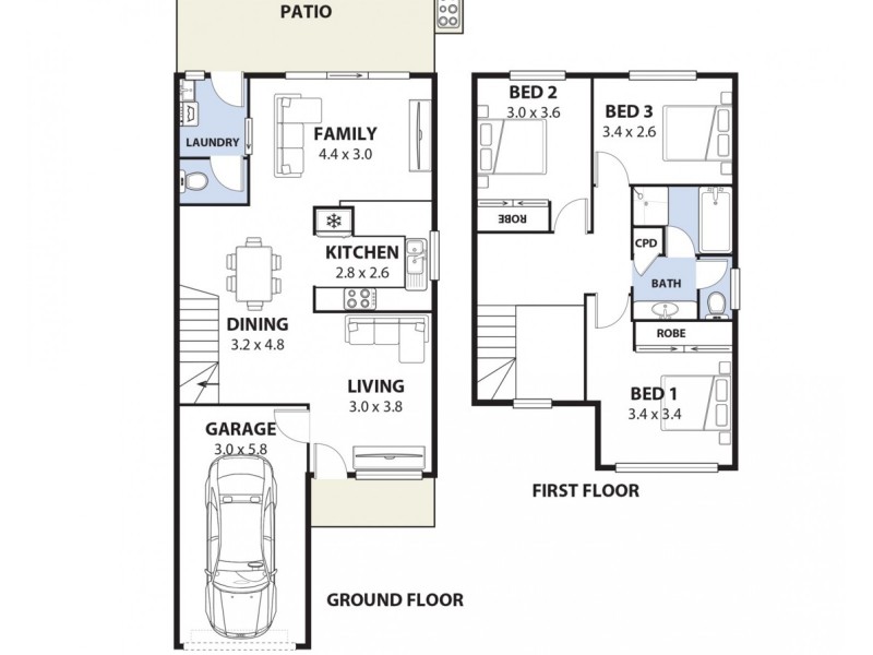 2/52 Whittle Avenue, Milperra NSW 2214 Floorplan