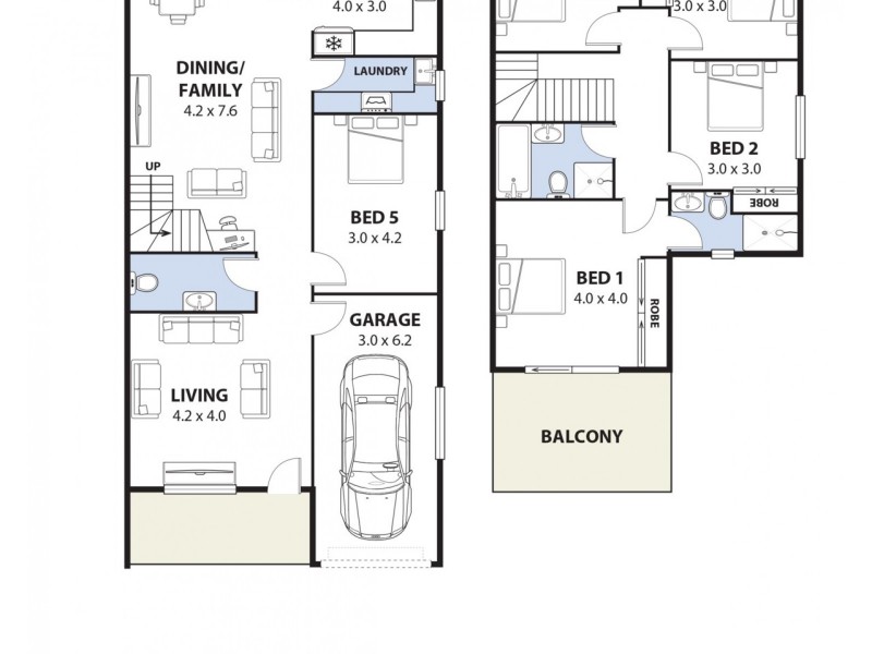 12A Blanc Avenue, East Hills NSW 2213 Floorplan