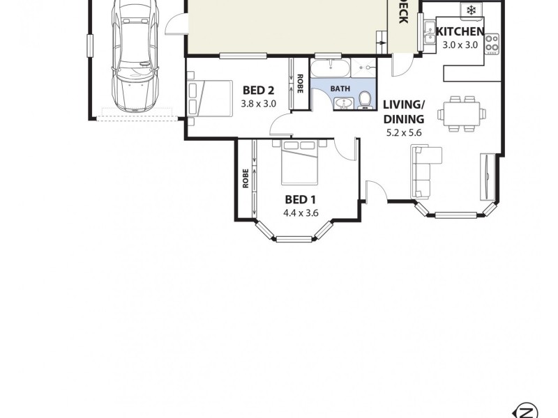 2/77 Arab Road, Padstow NSW 2211 Floorplan