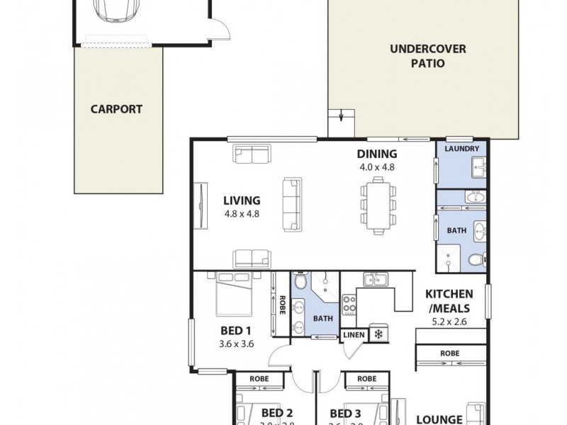 6 Fromelles Avenue, Milperra NSW 2214 Floorplan