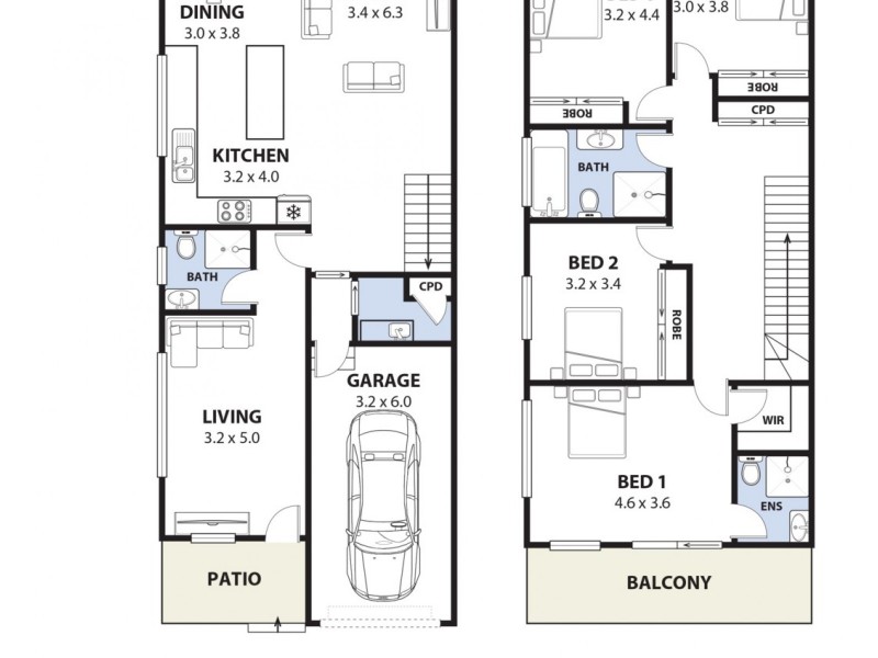 2/113-117 Ely Street, Revesby NSW 2212 Floorplan