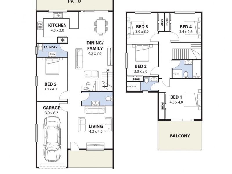 12 Blanc Avenue, East Hills NSW 2213 Floorplan