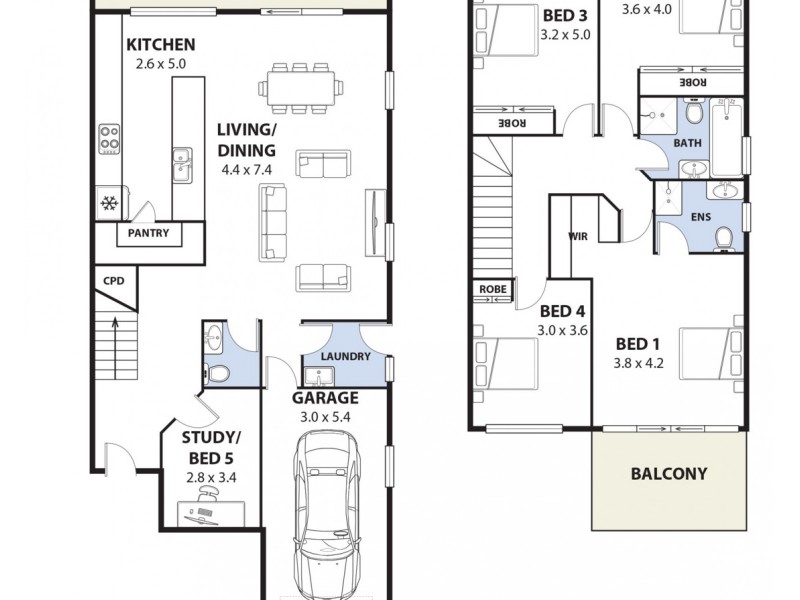 1A Harvey Avenue, Padstow NSW 2211 Floorplan