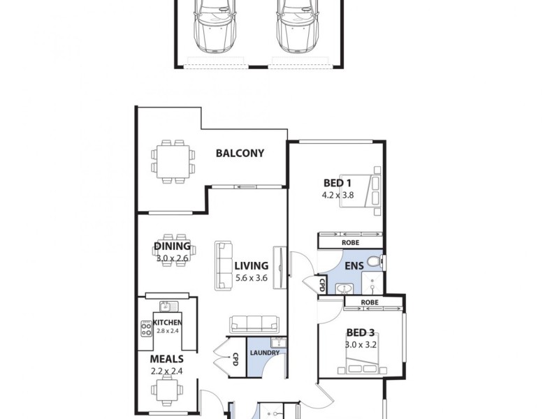 6/1 Bluegum Way, Menai NSW 2234 Floorplan