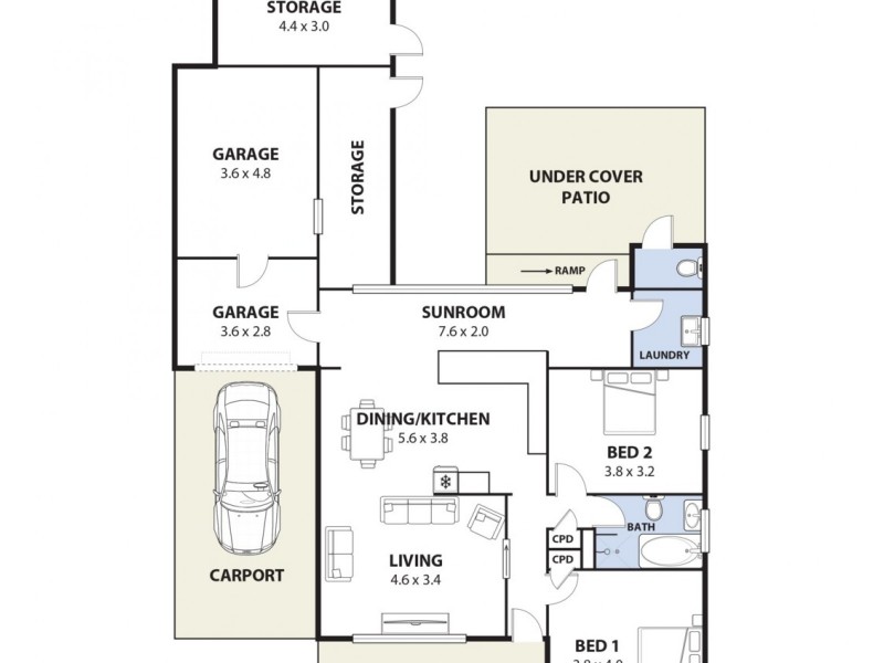 80 Villiers Road, Padstow Heights NSW 2211 Floorplan