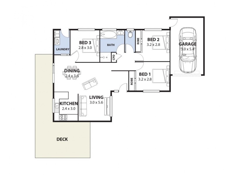 8/95 Mackenzie Street, Revesby NSW 2212 Floorplan