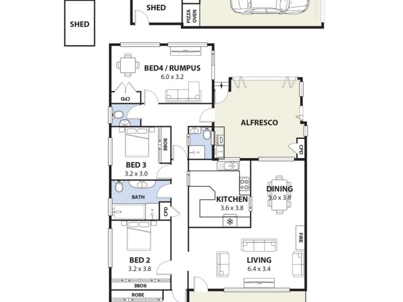 5 Weston Street, Revesby NSW 2212 Floorplan