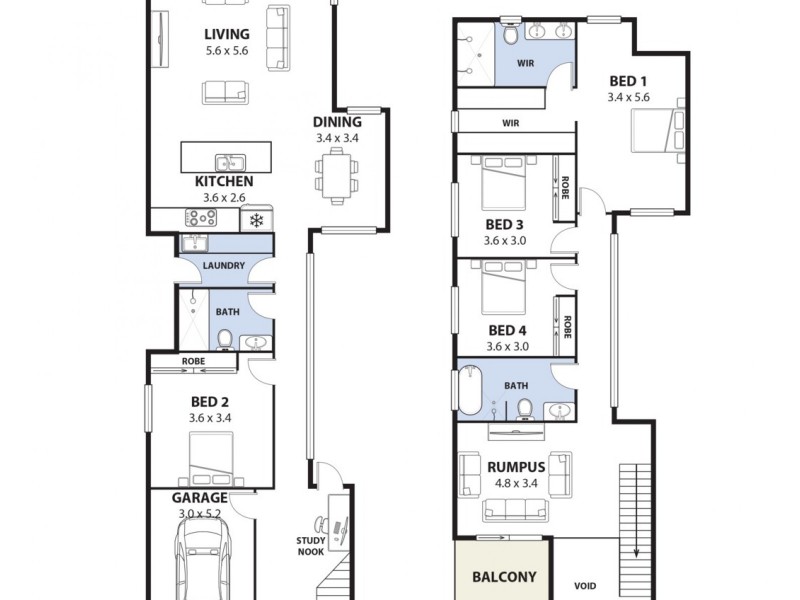 18A Wyatt Avenue, Padstow NSW 2211 Floorplan