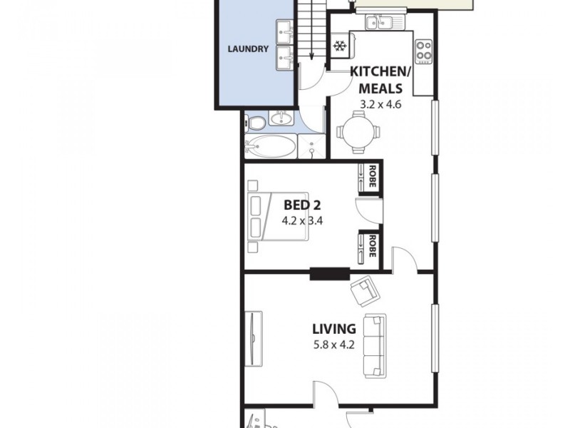 2/12 Herbert Street, Dulwich Hill NSW 2203 Floorplan