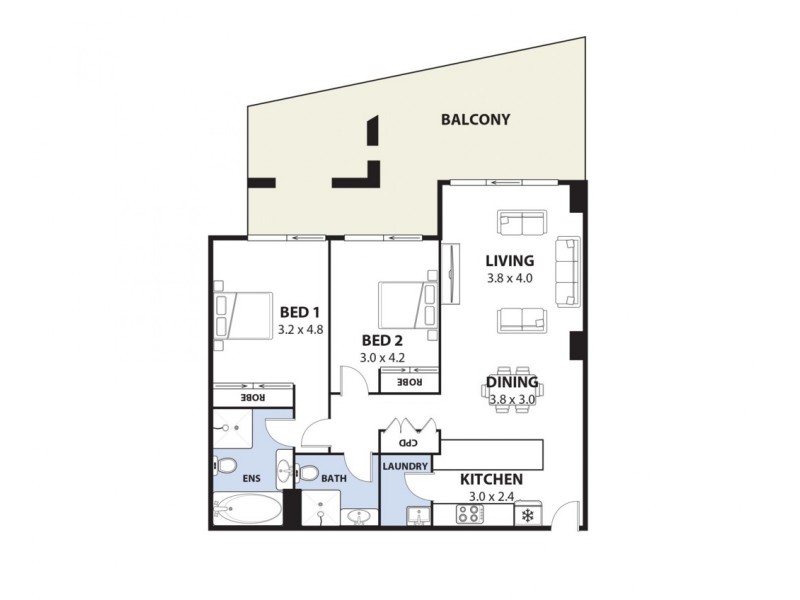 20/14-16 Ormonde Parade, Hurstville NSW 2220 Floorplan
