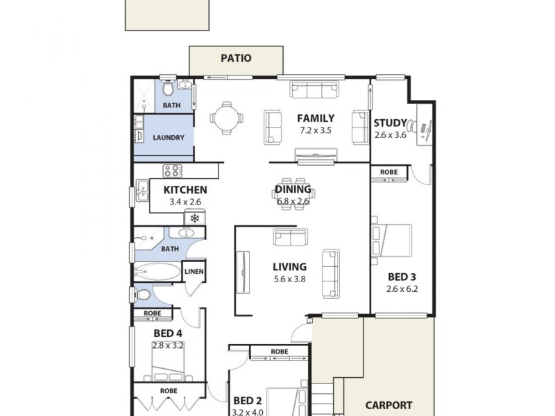 40 Newland Avenue, Milperra NSW 2214 Floorplan