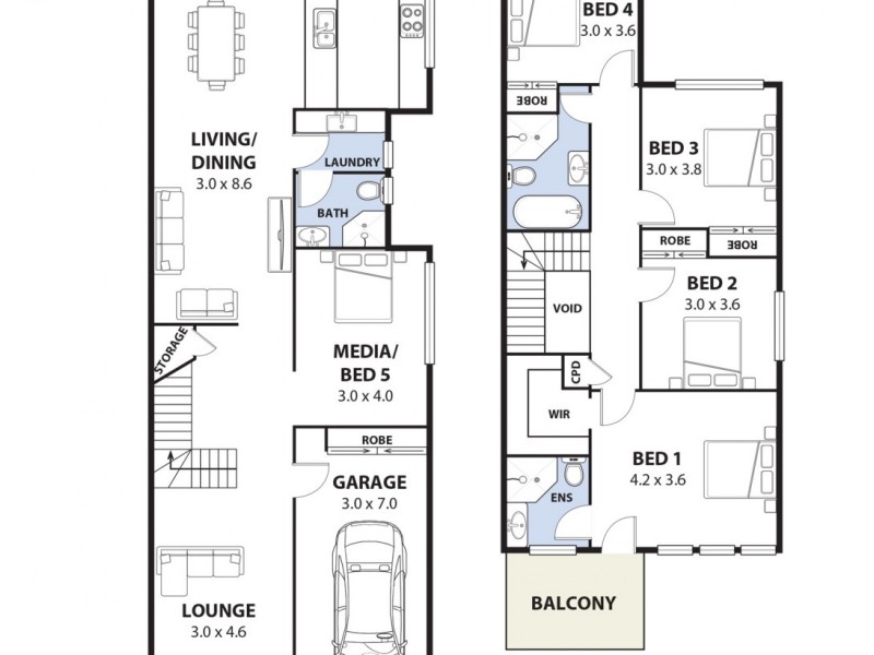 6  Grieve Crescent, Milperra NSW 2214 Floorplan