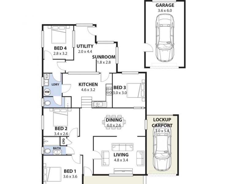 2 Paul Street, Panania NSW 2213 Floorplan