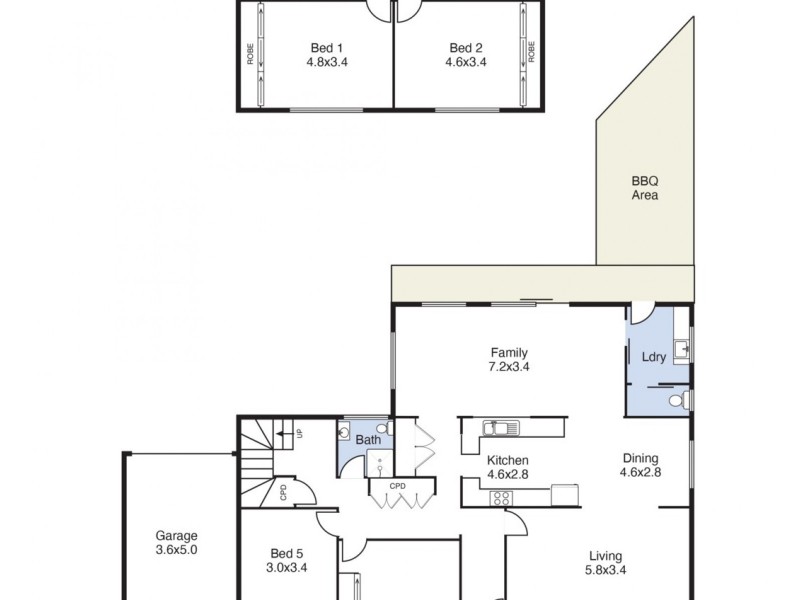 36 Brockman Avenue, Revesby Heights NSW 2212 Floorplan
