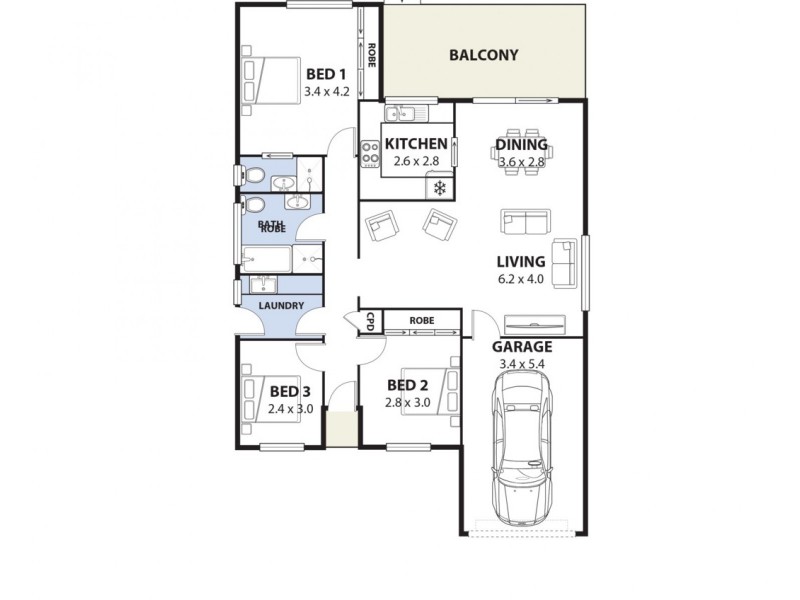 5A Queensbury Road, Padstow Heights NSW 2211 Floorplan