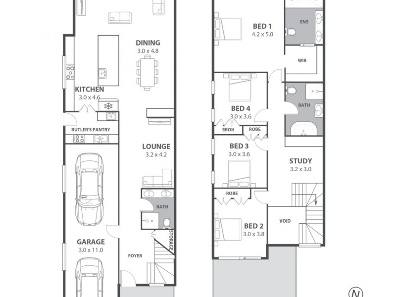 21A Duke Street, East Hills NSW 2213 Floorplan