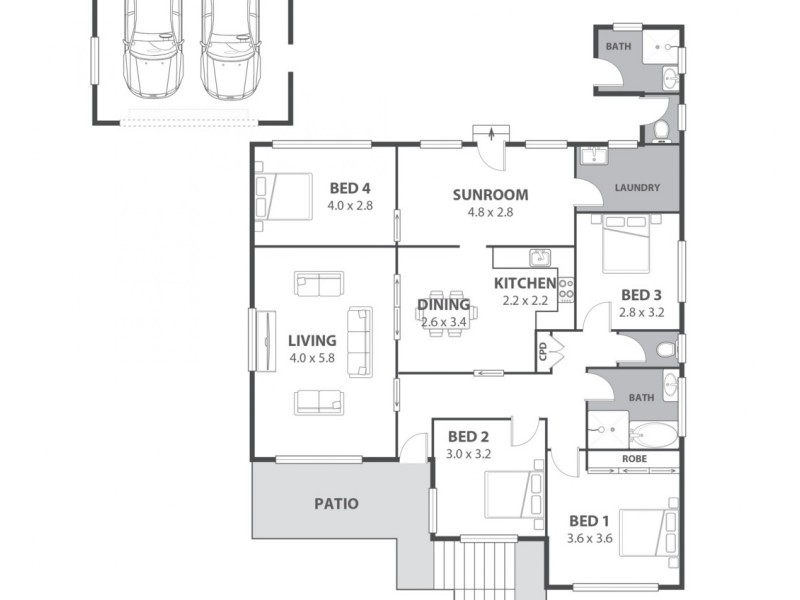 10 Marsden Crescent, Peakhurst NSW 2210 Floorplan