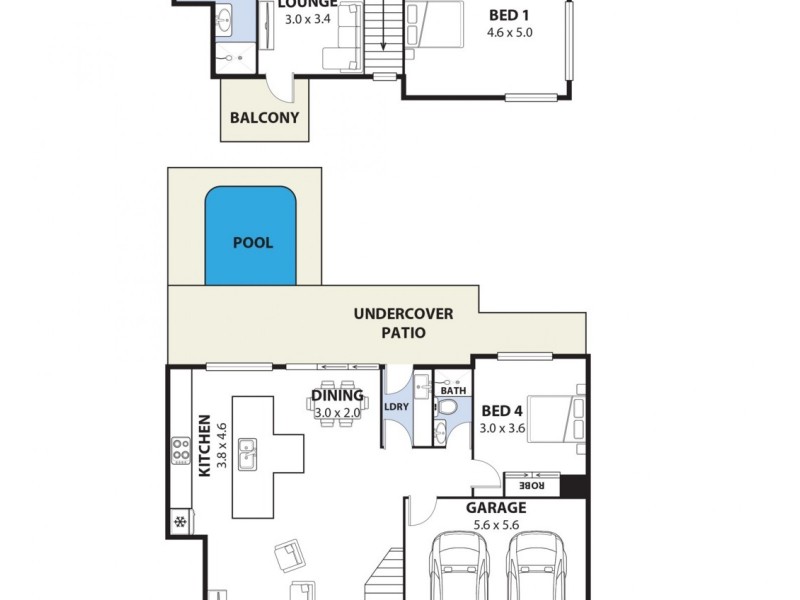 4A Burbank Avenue, East Hills NSW 2213 Floorplan