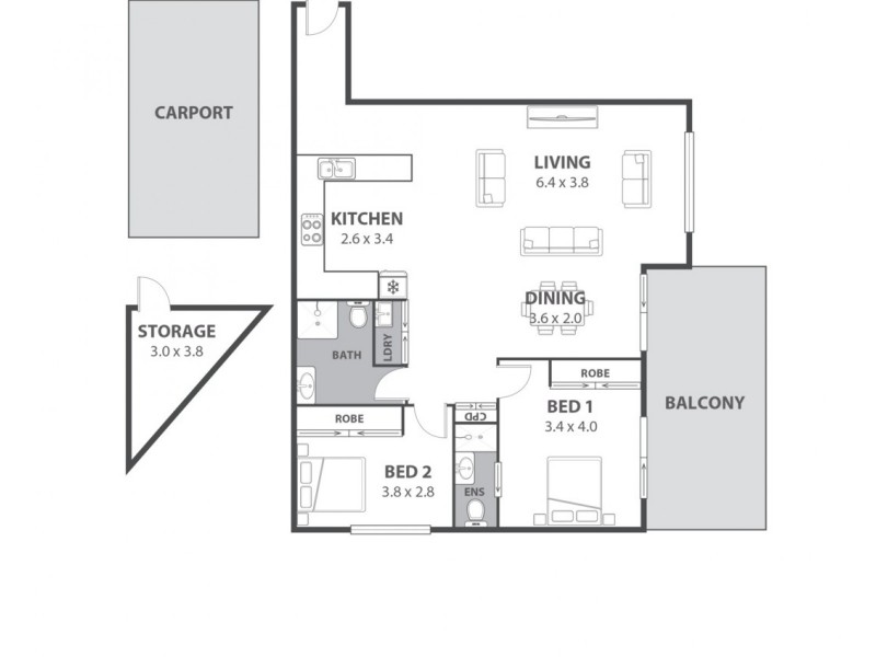 36/4 Macarthur Avenue, Revesby NSW 2212 Floorplan