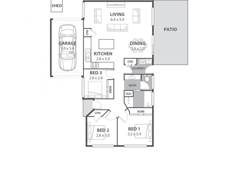 2/58 Kennedy Street, Picnic Point NSW 2213 Floorplan