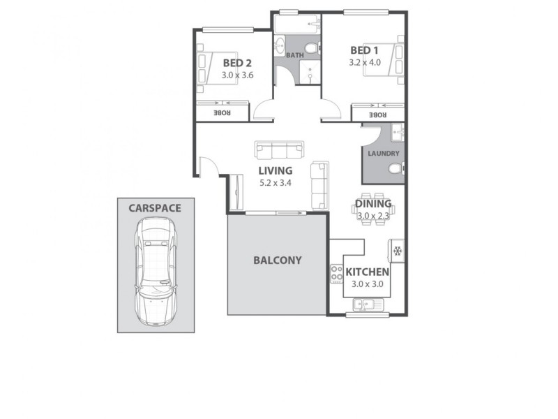 21/14 White Avenue, Bankstown NSW 2200 Floorplan