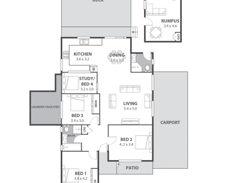 44 Turvey Street, Revesby NSW 2212 Floorplan