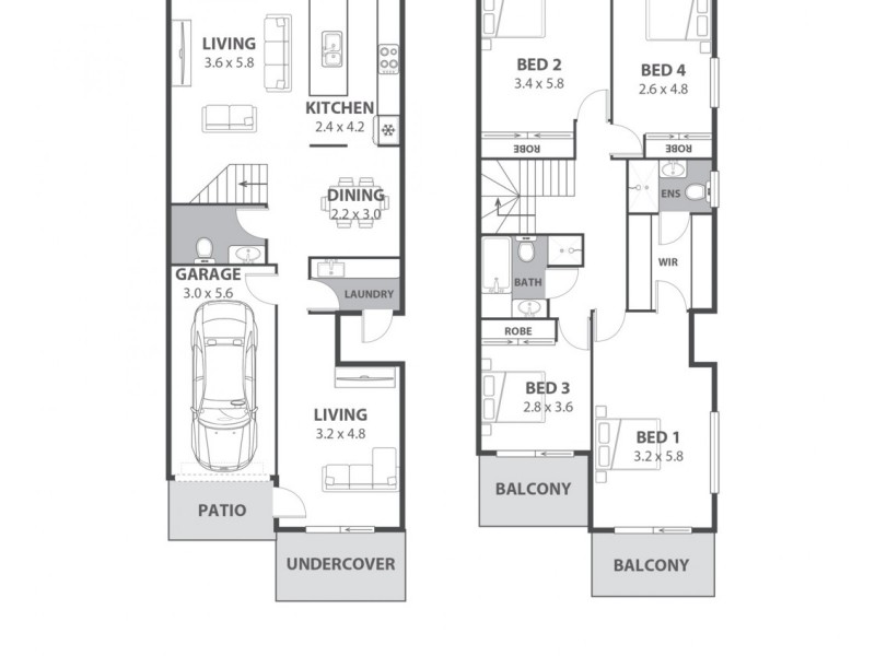 30A Burbank Avenue, East Hills NSW 2213 Floorplan
