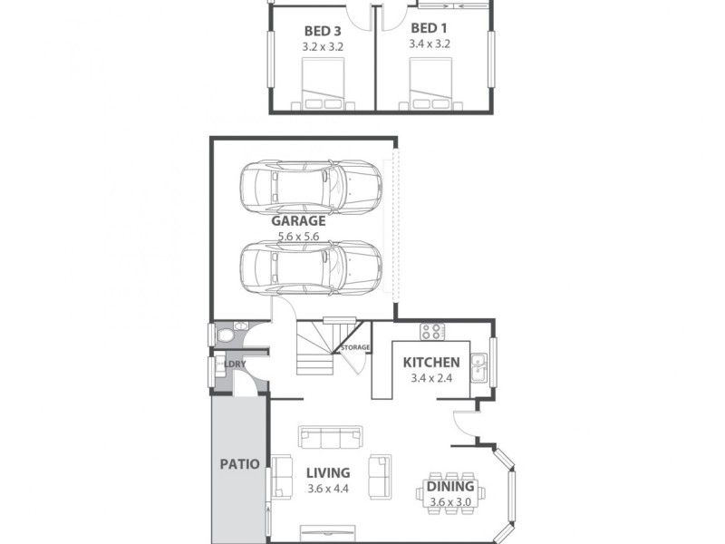 9/6 Lehn Road, East Hills NSW 2213 Floorplan